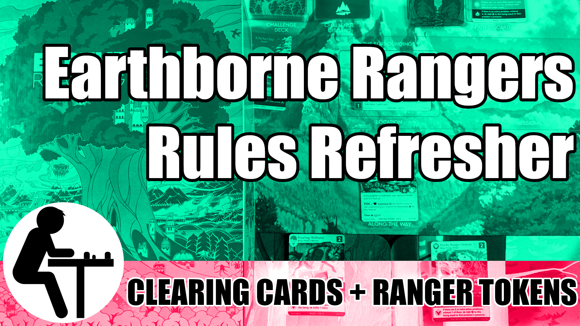 CLEARING CARDS + RANGER TOKENS – Table For One